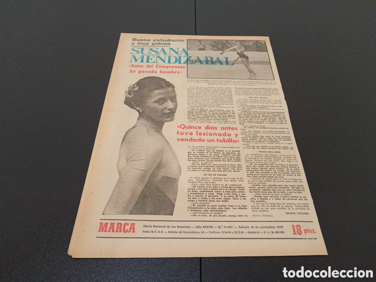 Coleccionismo deportivo: MARCA 18/11/1978 - Foto 5