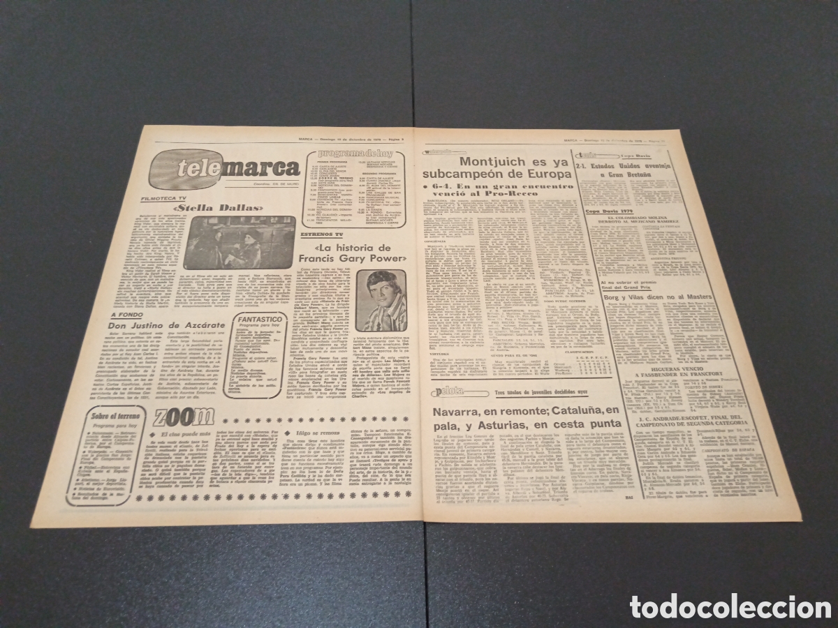 Coleccionismo deportivo: MARCA 10/12/1978 - Foto 2