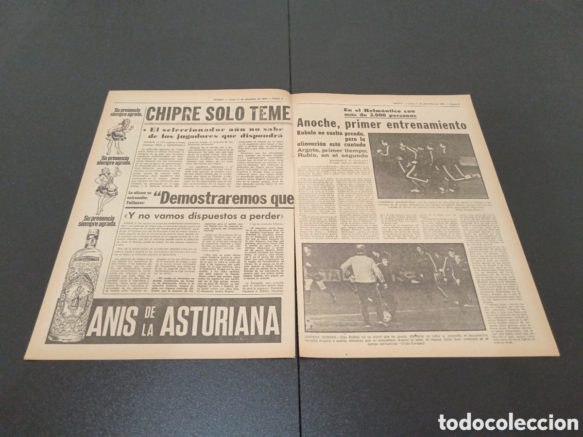 Coleccionismo deportivo: MARCA 11/12/1978 - Foto 3