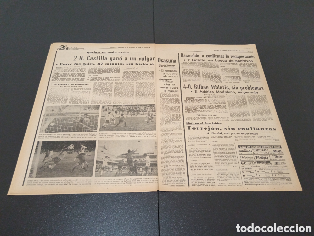 Coleccionismo deportivo: MARCA 17/12/1978 - Foto 3