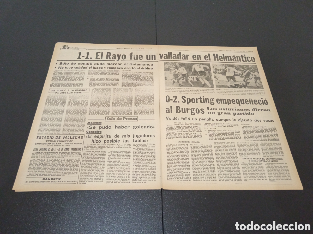 Coleccionismo deportivo: MARCA 03/01/1979 - Foto 3