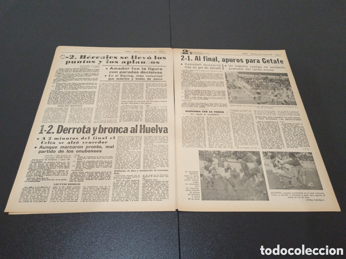 Coleccionismo deportivo: MARCA 03/01/1979 - Foto 4