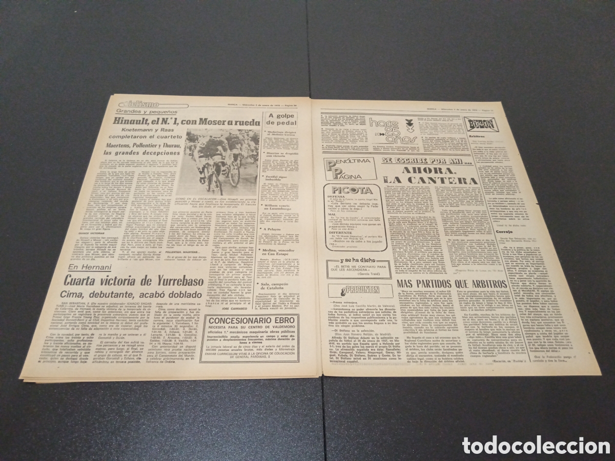 Coleccionismo deportivo: MARCA 03/01/1979 - Foto 10