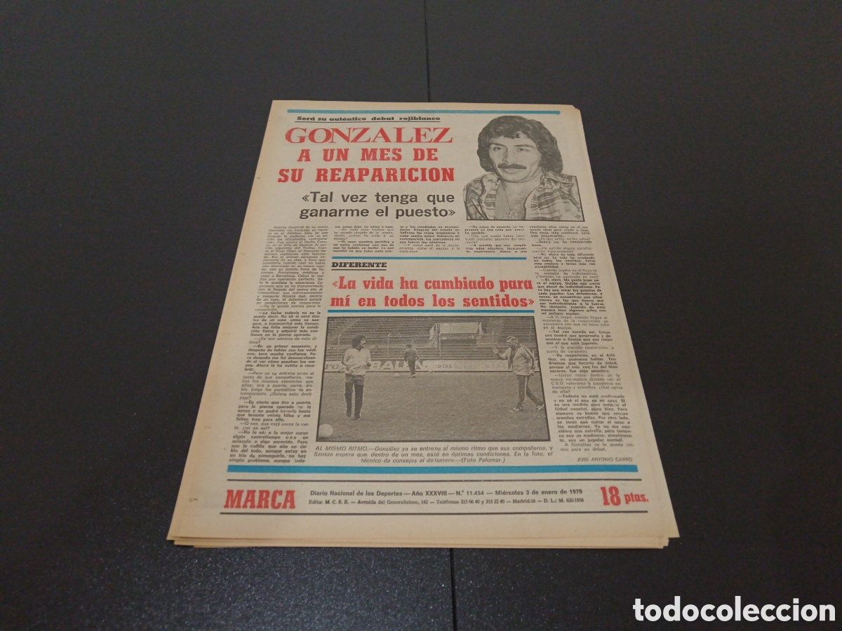 Coleccionismo deportivo: MARCA 03/01/1979 - Foto 11