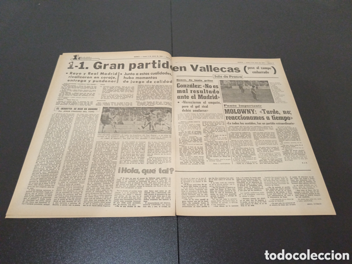 Coleccionismo deportivo: MARCA 08/01/1979 - Foto 3