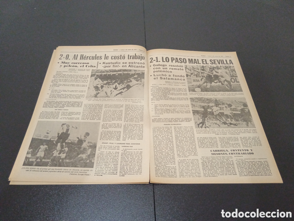 Coleccionismo deportivo: MARCA 08/01/1979 - Foto 6
