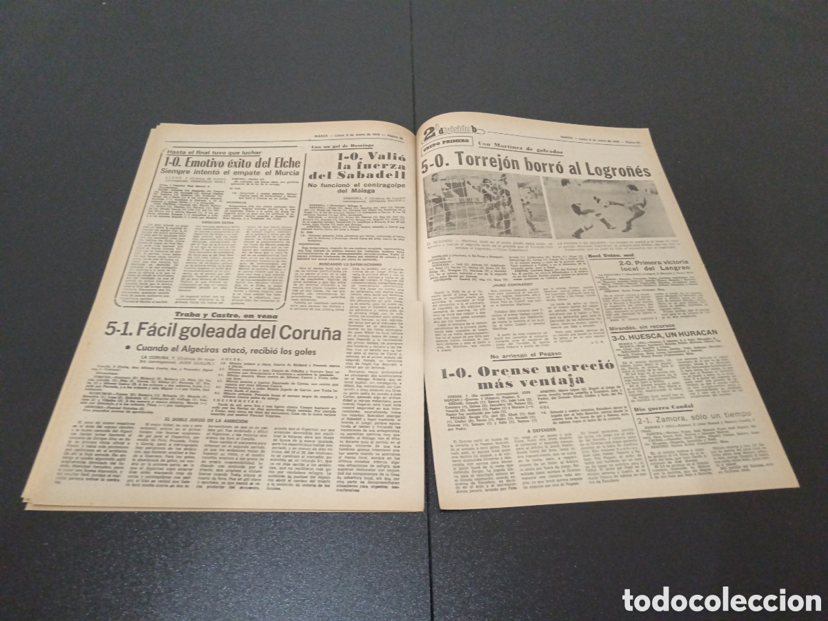 Coleccionismo deportivo: MARCA 08/01/1979 - Foto 11