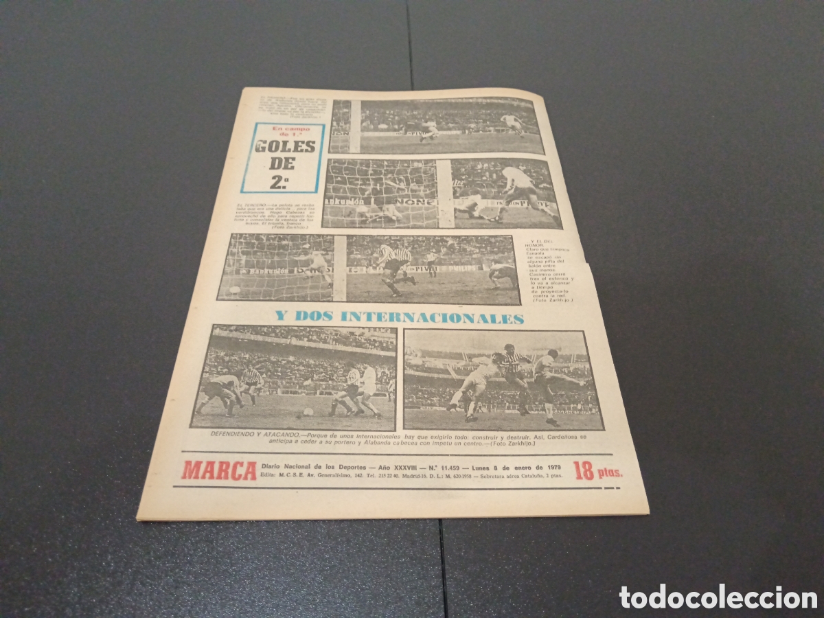 Coleccionismo deportivo: MARCA 08/01/1979 - Foto 15