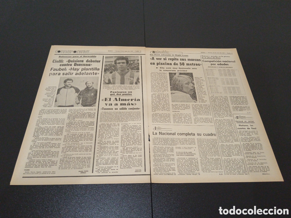 Coleccionismo deportivo: MARCA 12/01/1979 - Foto 3