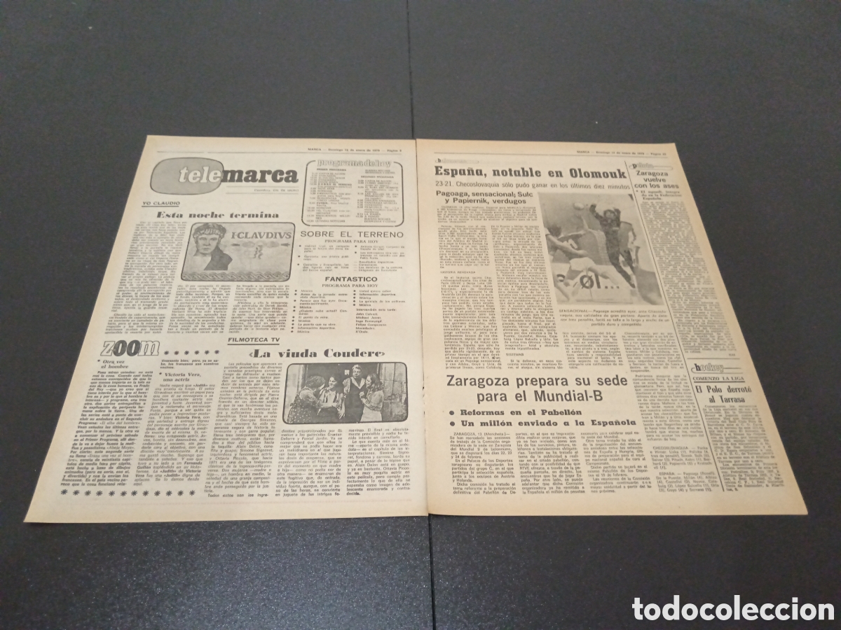 Coleccionismo deportivo: MARCA 14/01/1979 - Foto 2