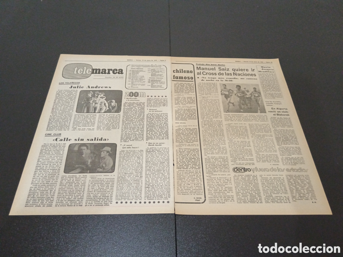Coleccionismo deportivo: MARCA 19/01/1979 - Foto 2