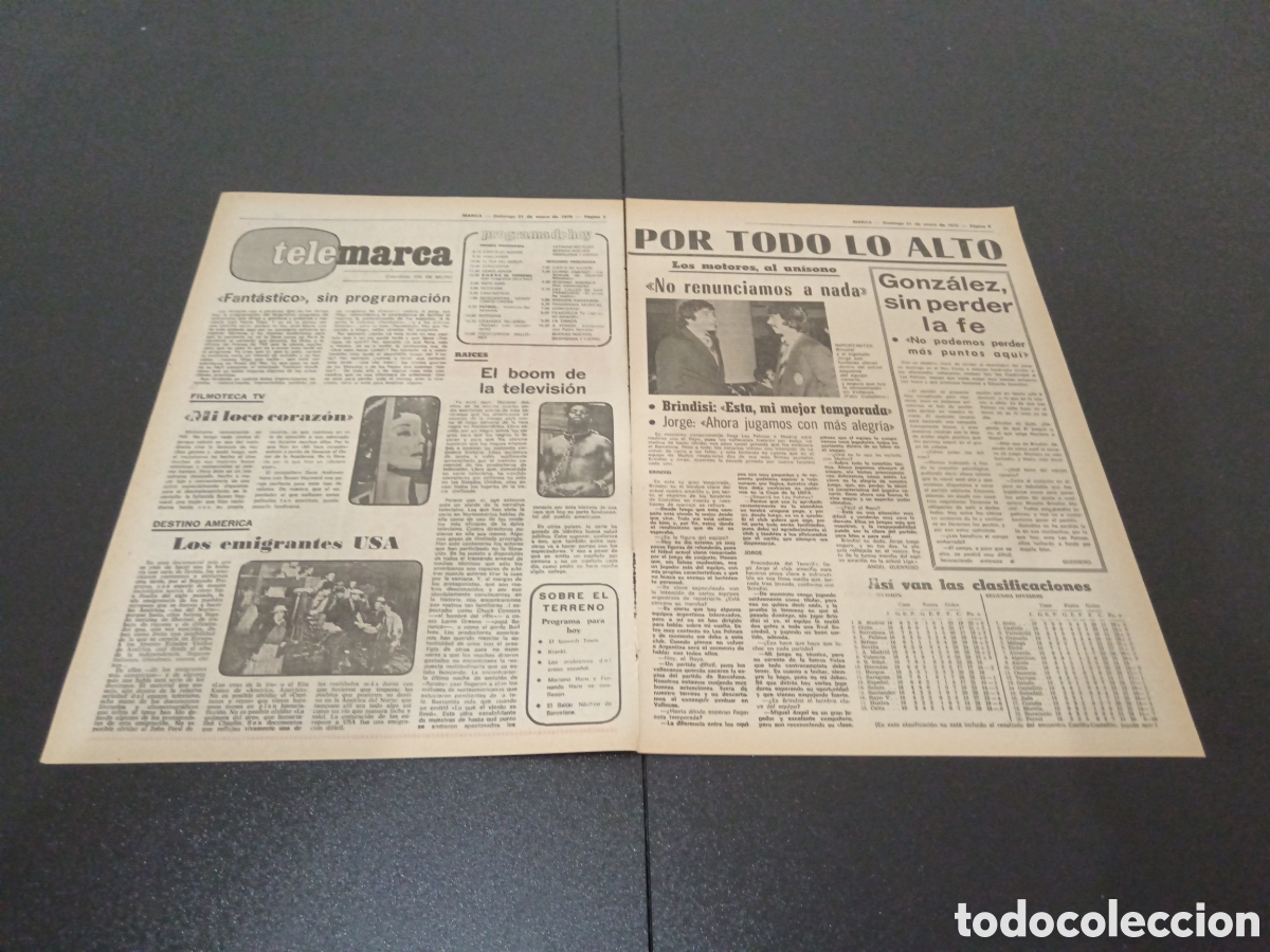 Coleccionismo deportivo: MARCA 21/01/1979 - Foto 2