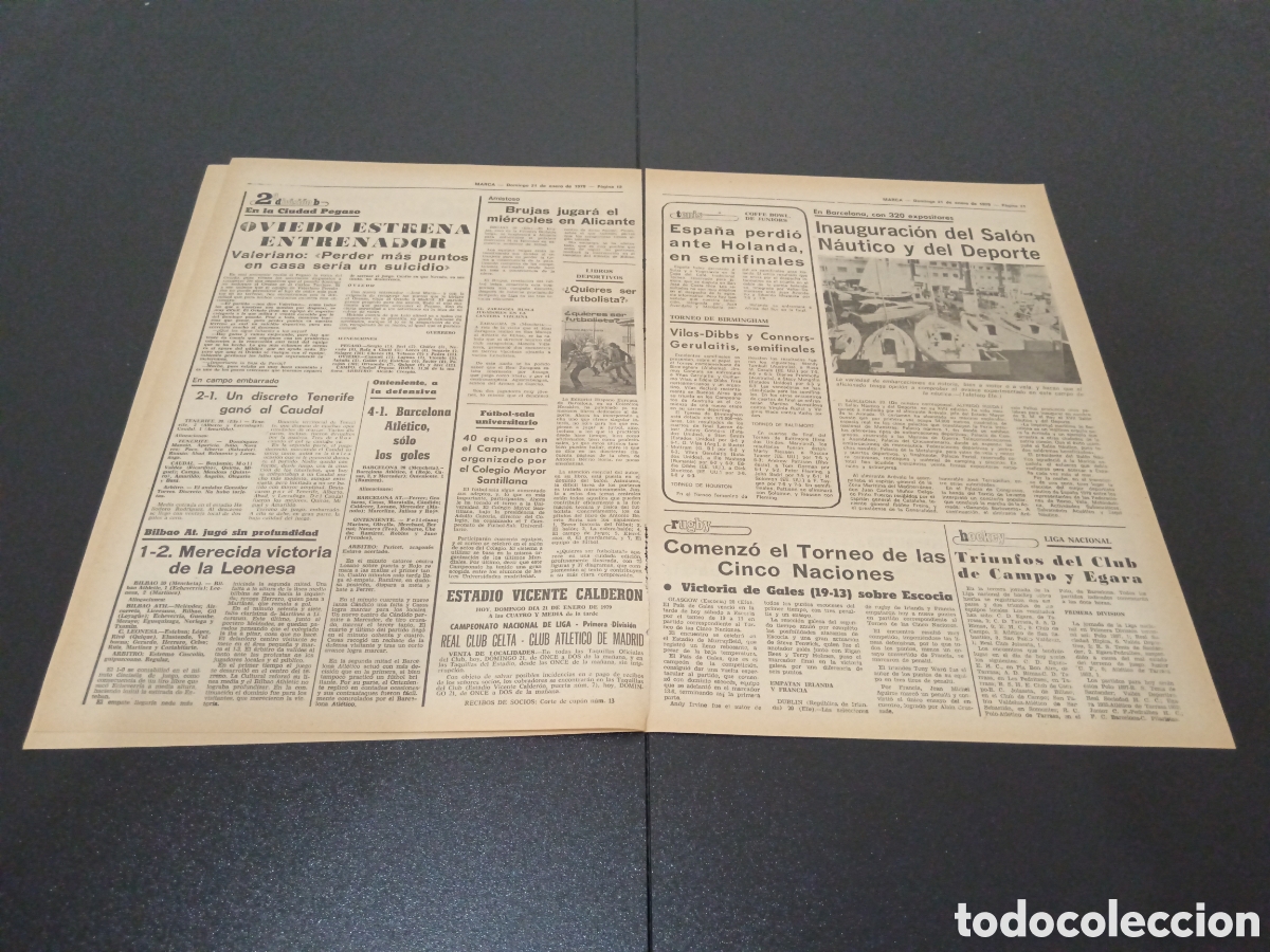 Coleccionismo deportivo: MARCA 21/01/1979 - Foto 4