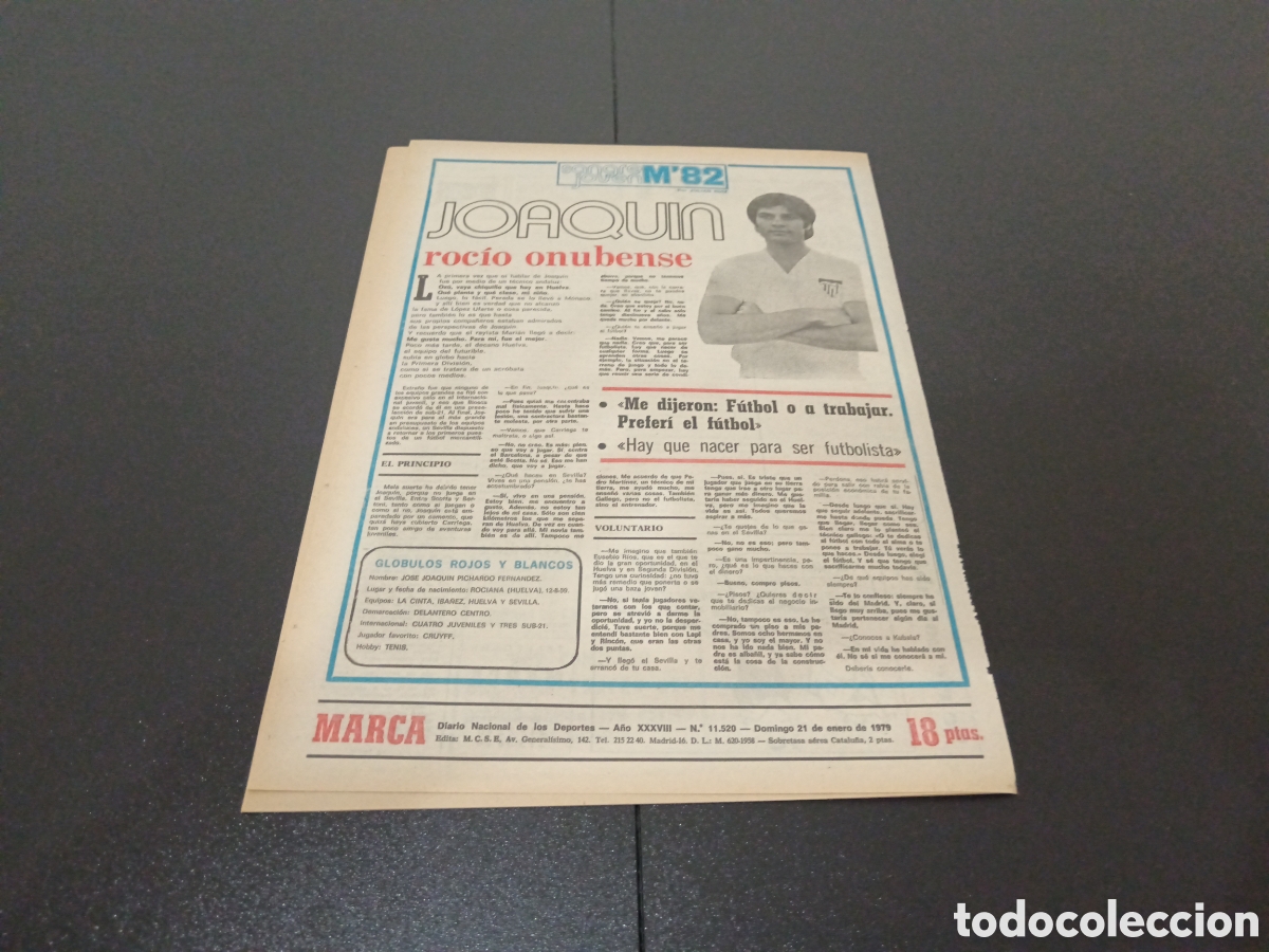 Coleccionismo deportivo: MARCA 21/01/1979 - Foto 6
