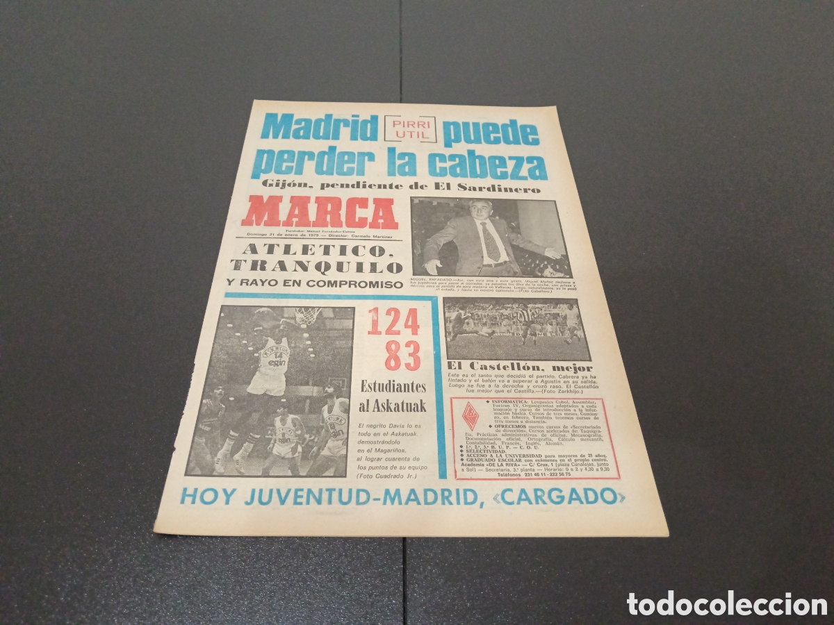 Coleccionismo deportivo: MARCA 21/01/1979 - Foto 1