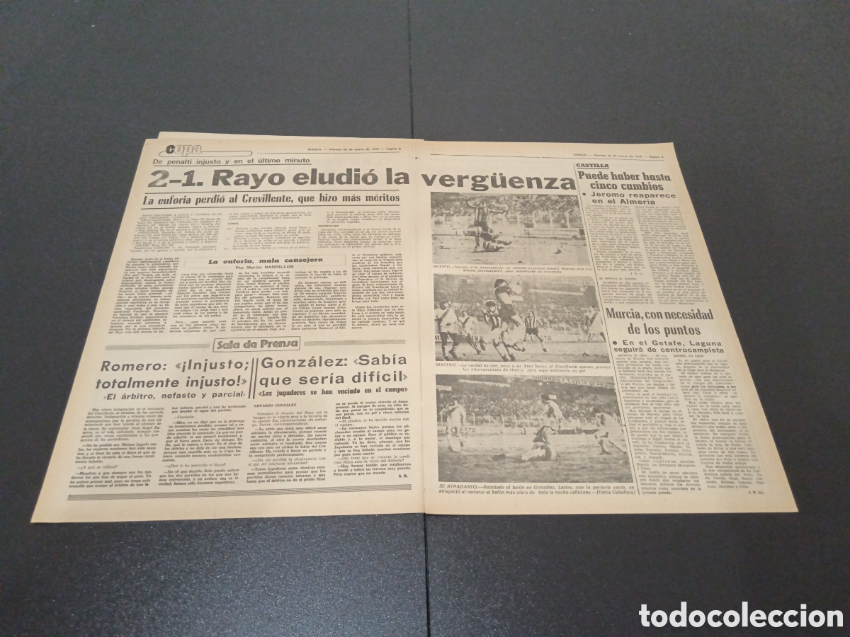 Coleccionismo deportivo: MARCA 26/01/1979 - Foto 3