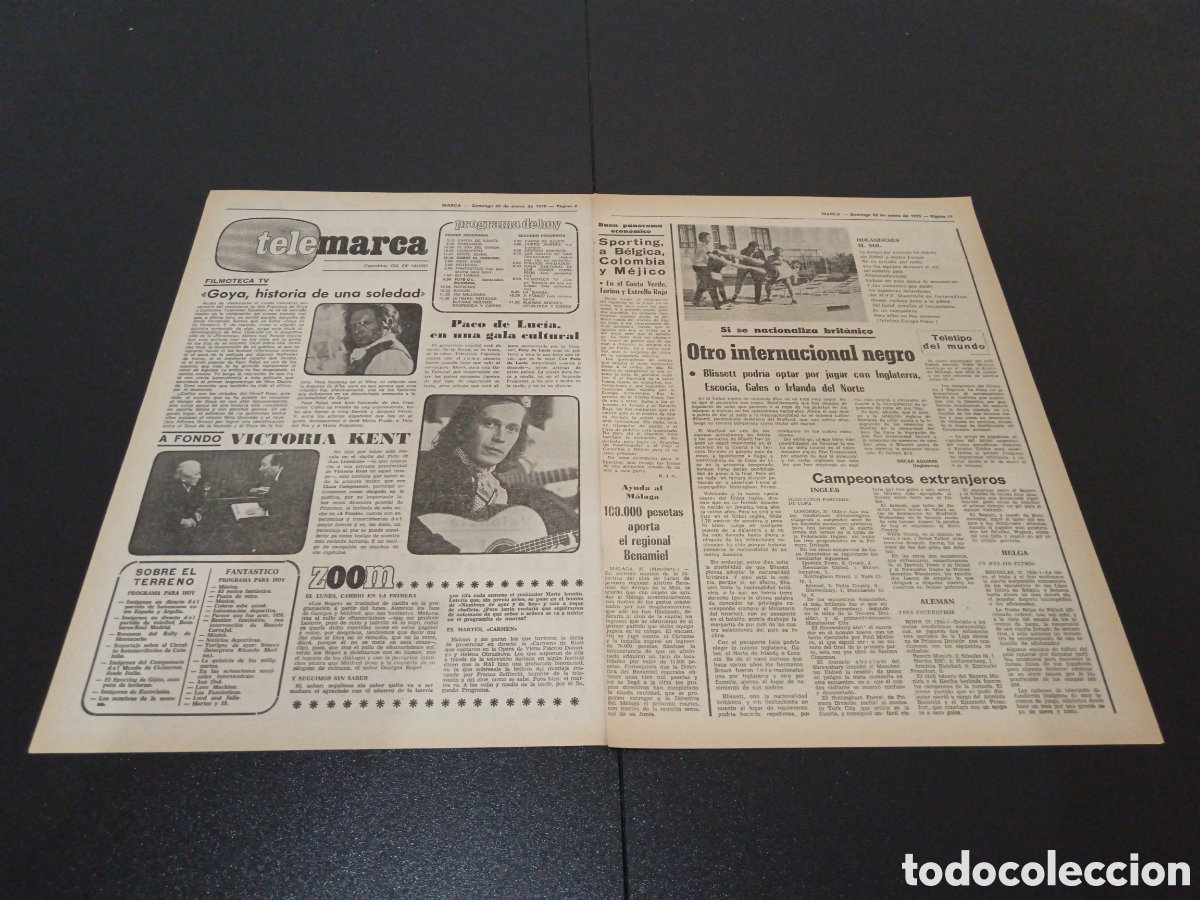 Coleccionismo deportivo: MARCA 28/01/1979 - Foto 2
