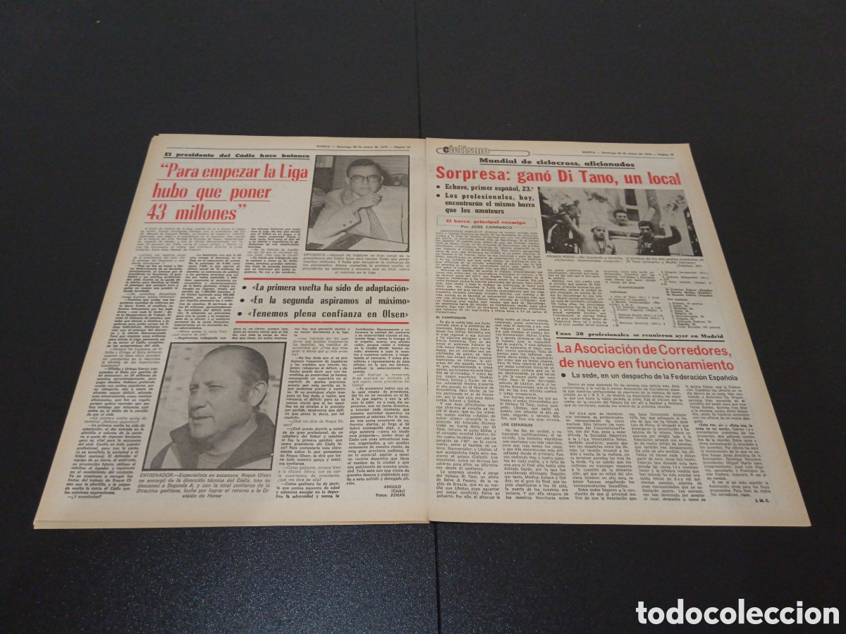 Coleccionismo deportivo: MARCA 28/01/1979 - Foto 4