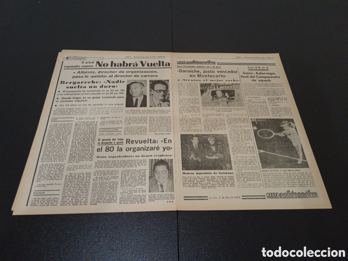 Coleccionismo deportivo: MARCA 28/01/1979 - Foto 5