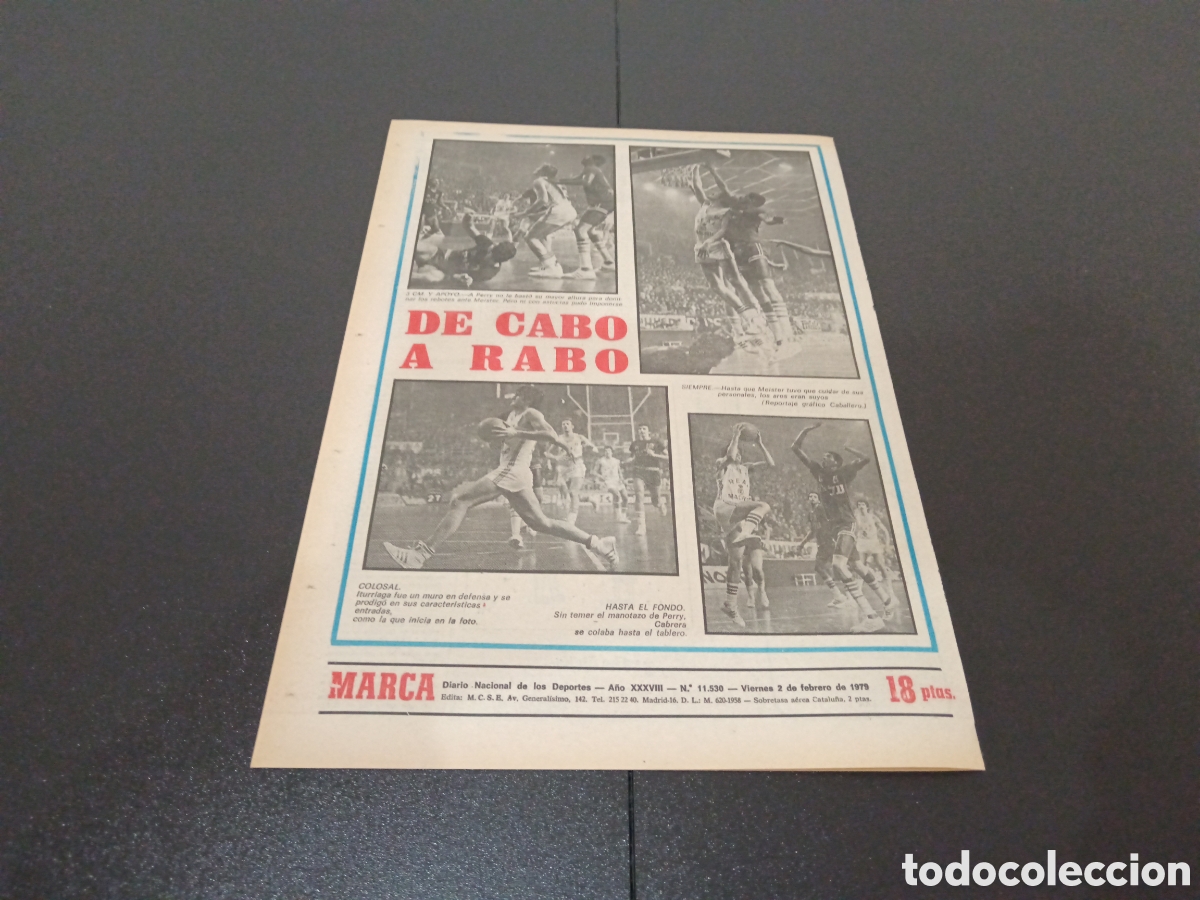 Coleccionismo deportivo: MARCA 02/02/1979 - Foto 4