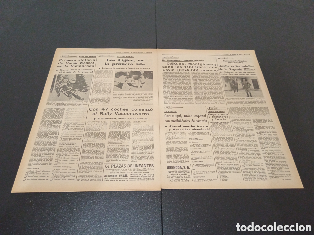 Coleccionismo deportivo: MARCA 04/02/1979 - Foto 8