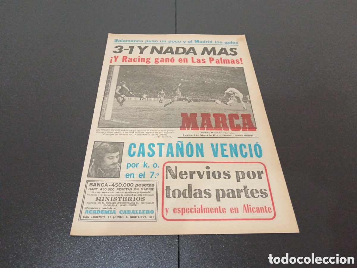 Coleccionismo deportivo: MARCA 04/02/1979 - Foto 1