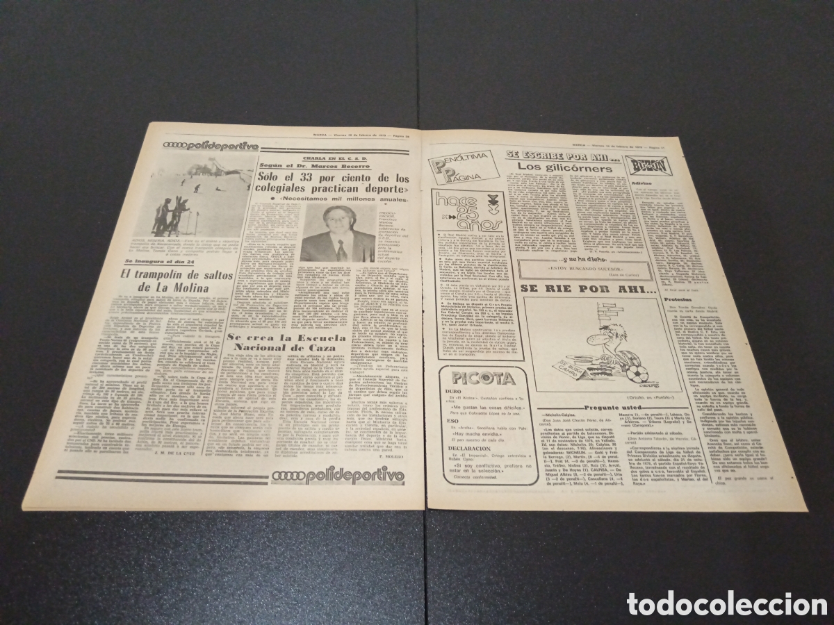Coleccionismo deportivo: MARCA 16/02/1979 - Foto 4