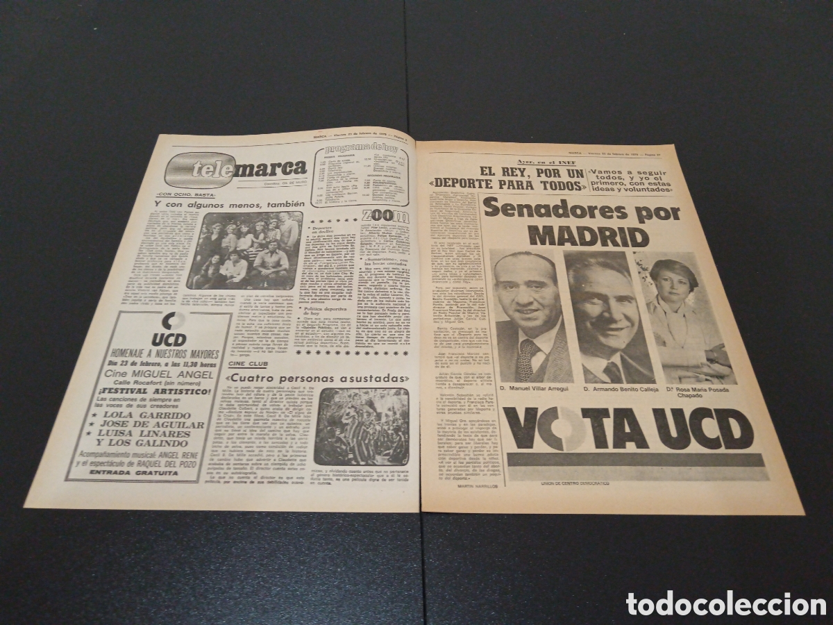Coleccionismo deportivo: MARCA 23/02/1979 - Foto 2