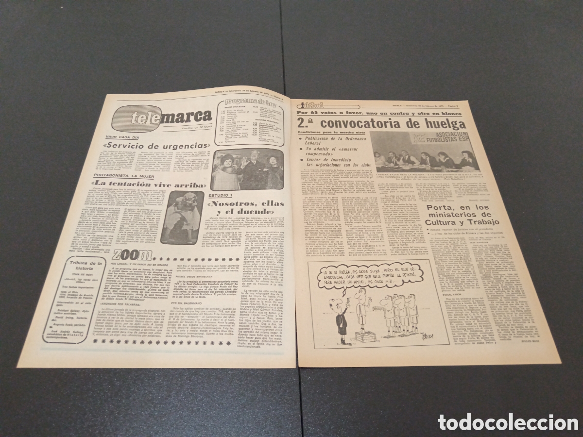 Coleccionismo deportivo: MARCA 28/02/1979 - Foto 2