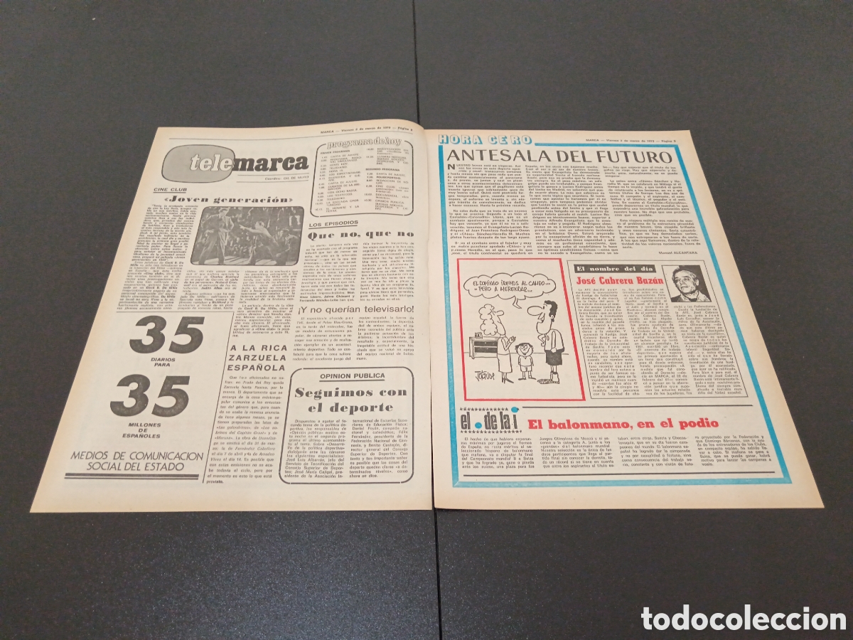 Coleccionismo deportivo: MARCA 02/03/1979 - Foto 2