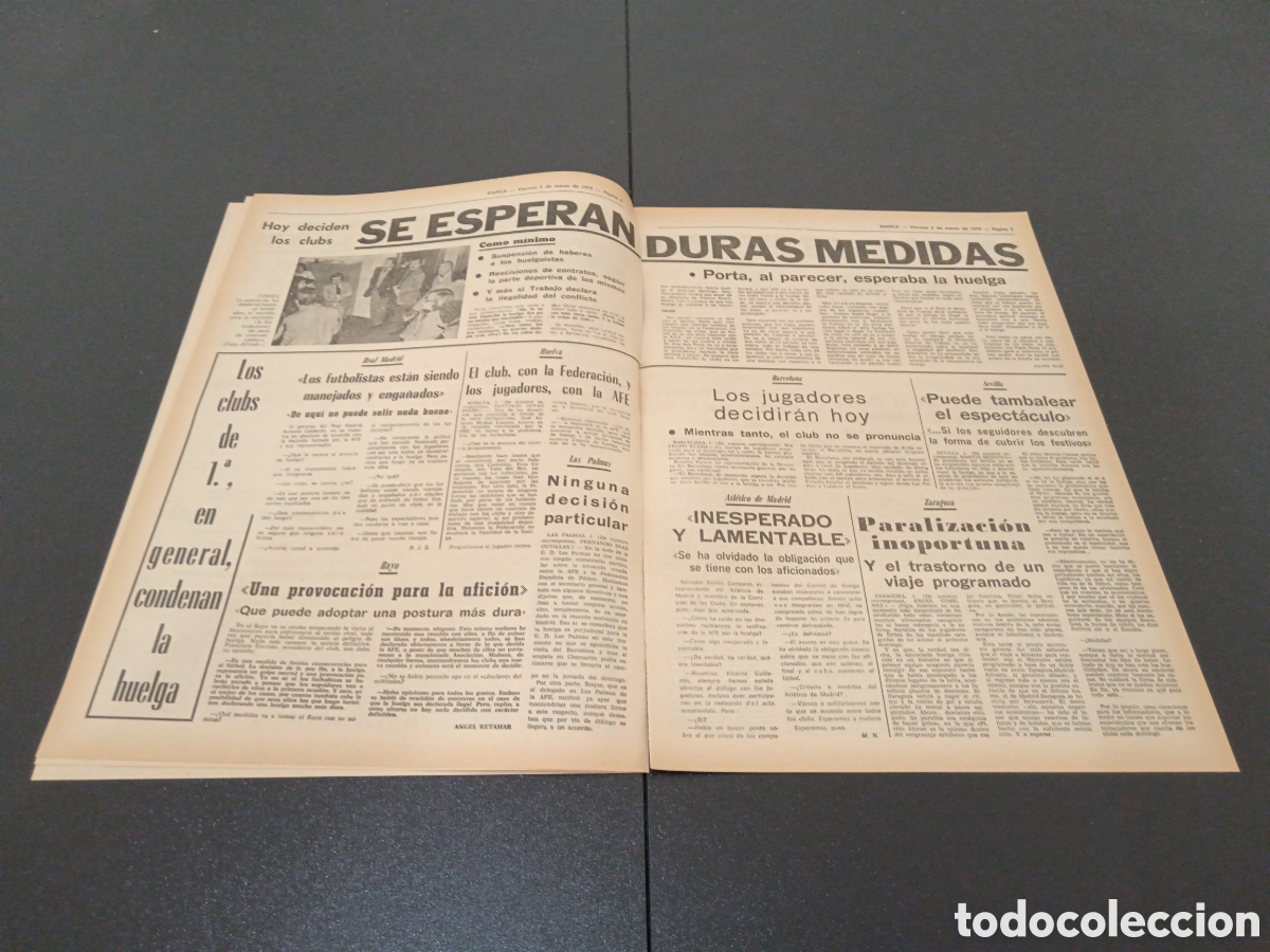 Coleccionismo deportivo: MARCA 02/03/1979 - Foto 4