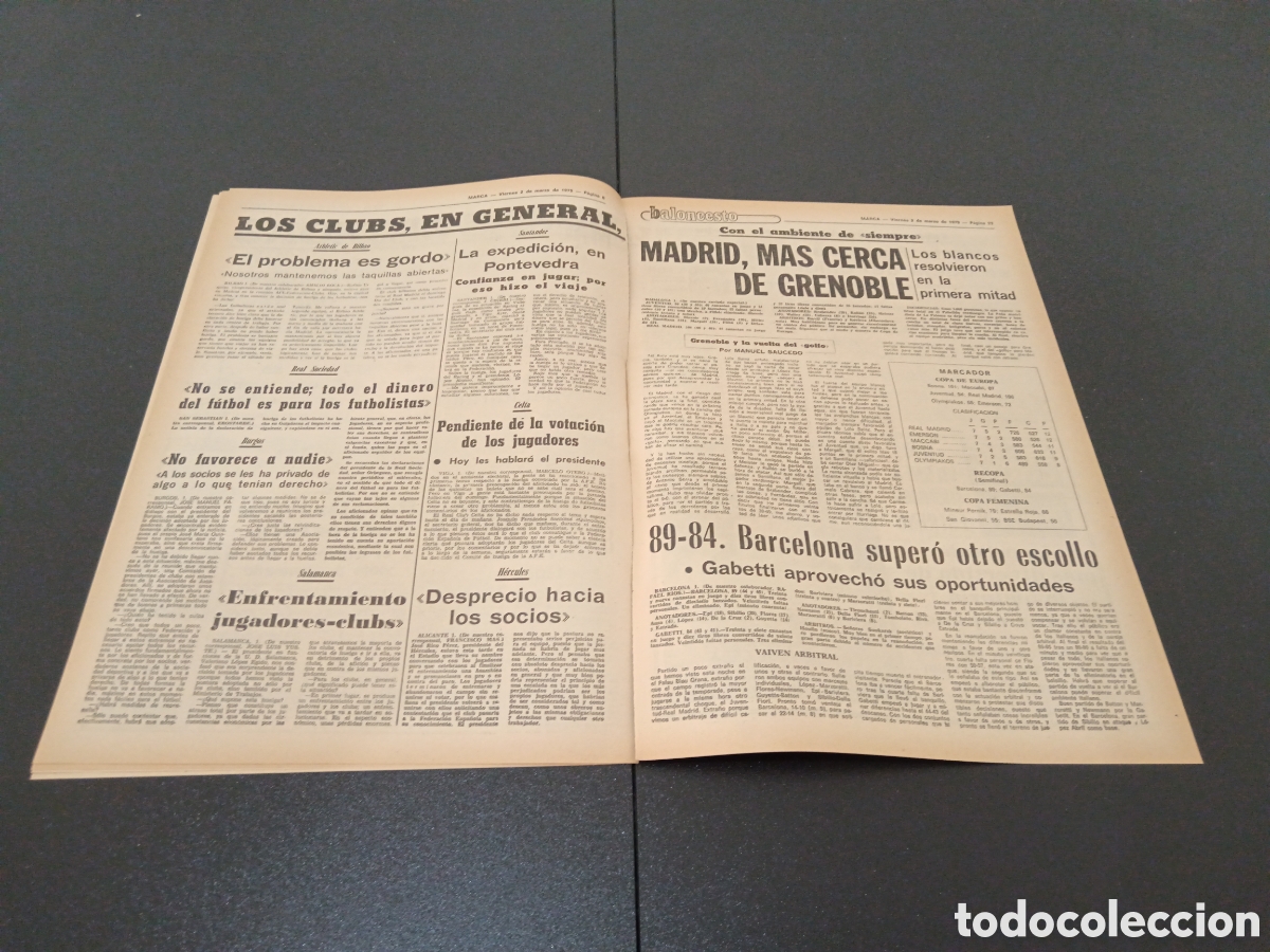 Coleccionismo deportivo: MARCA 02/03/1979 - Foto 5