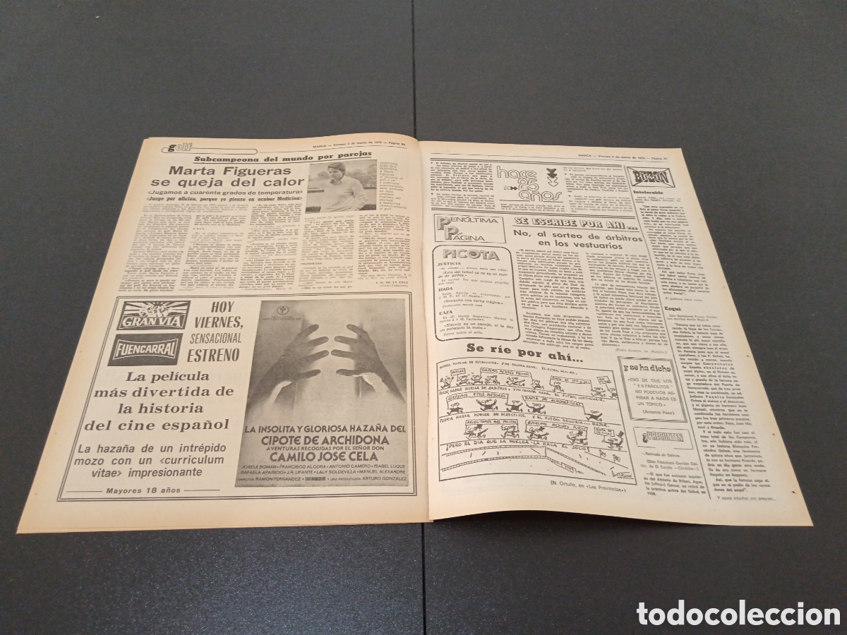 Coleccionismo deportivo: MARCA 02/03/1979 - Foto 6