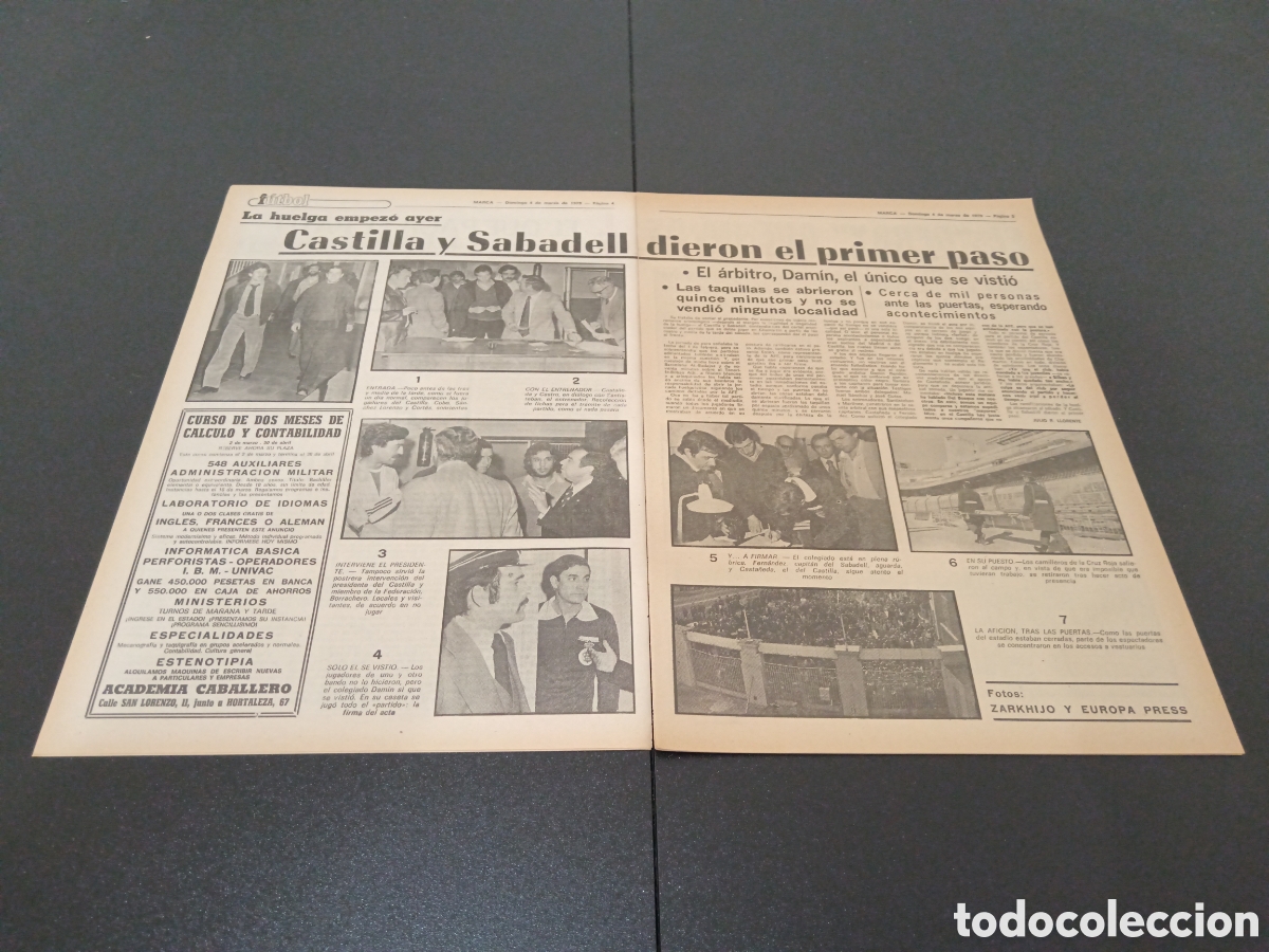 Coleccionismo deportivo: MARCA 04/03/1979 - Foto 3