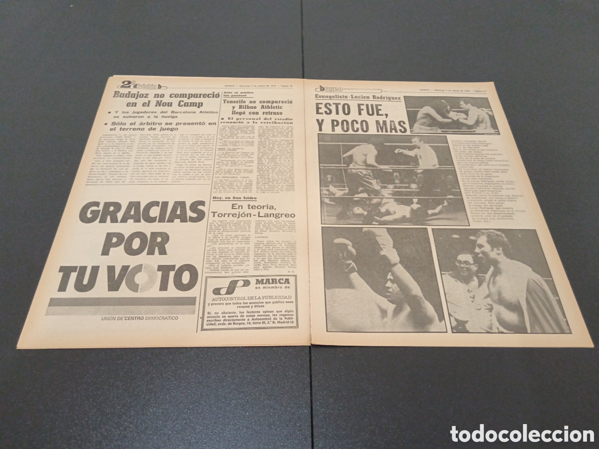 Coleccionismo deportivo: MARCA 04/03/1979 - Foto 7