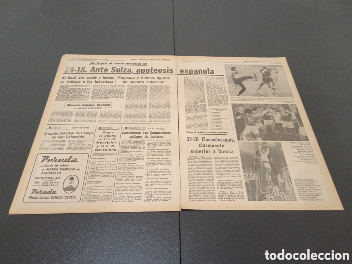 Coleccionismo deportivo: MARCA 04/03/1979 - Foto 9