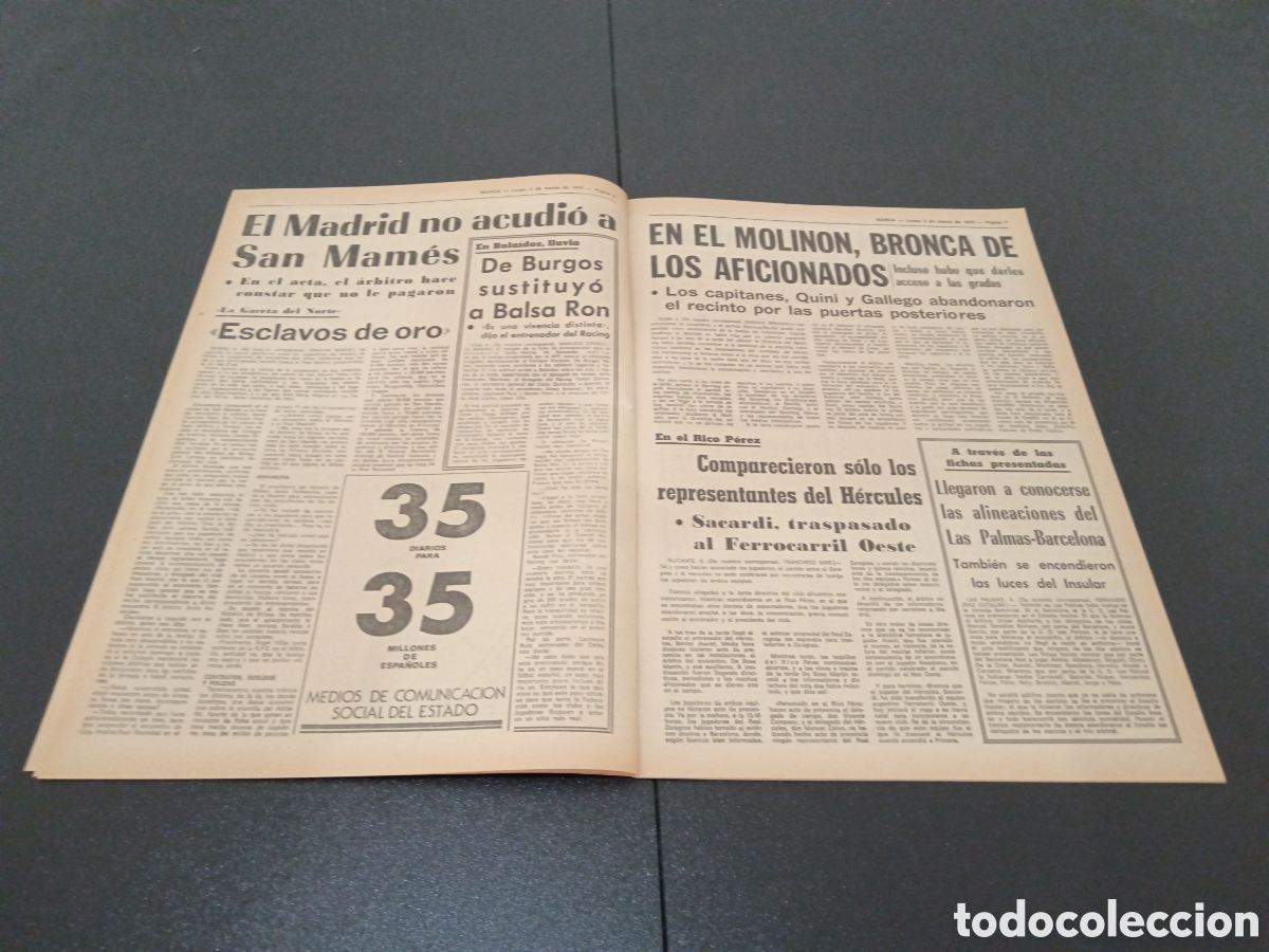 Coleccionismo deportivo: MARCA 05/03/1979 - Foto 4