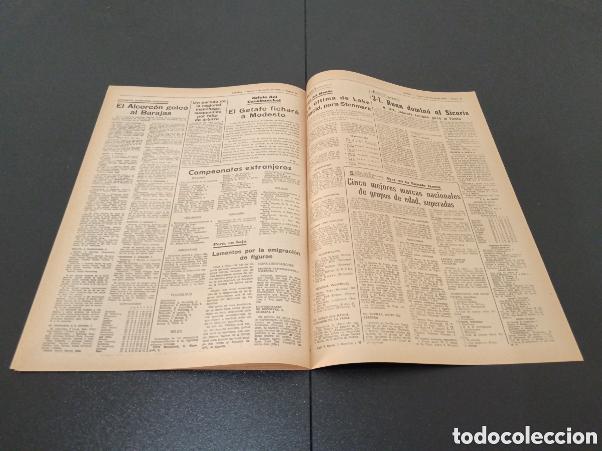 Coleccionismo deportivo: MARCA 05/03/1979 - Foto 11