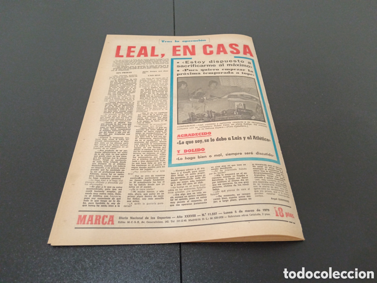 Coleccionismo deportivo: MARCA 05/03/1979 - Foto 14