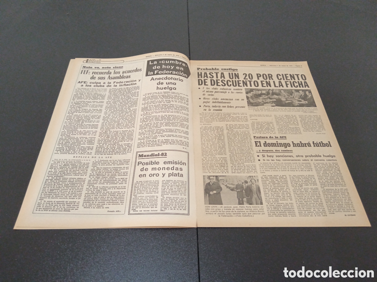 Coleccionismo deportivo: MARCA 07/03/1979 - Foto 3