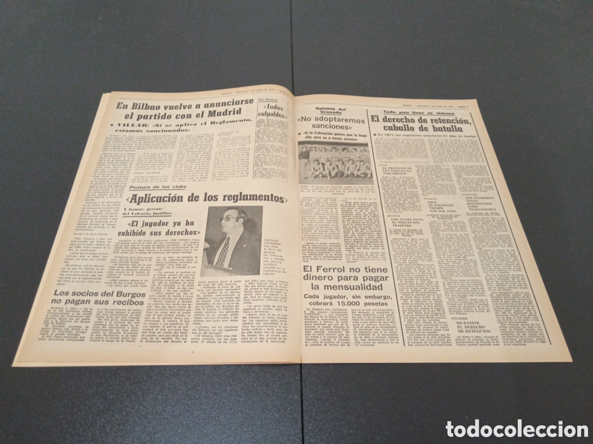 Coleccionismo deportivo: MARCA 07/03/1979 - Foto 4