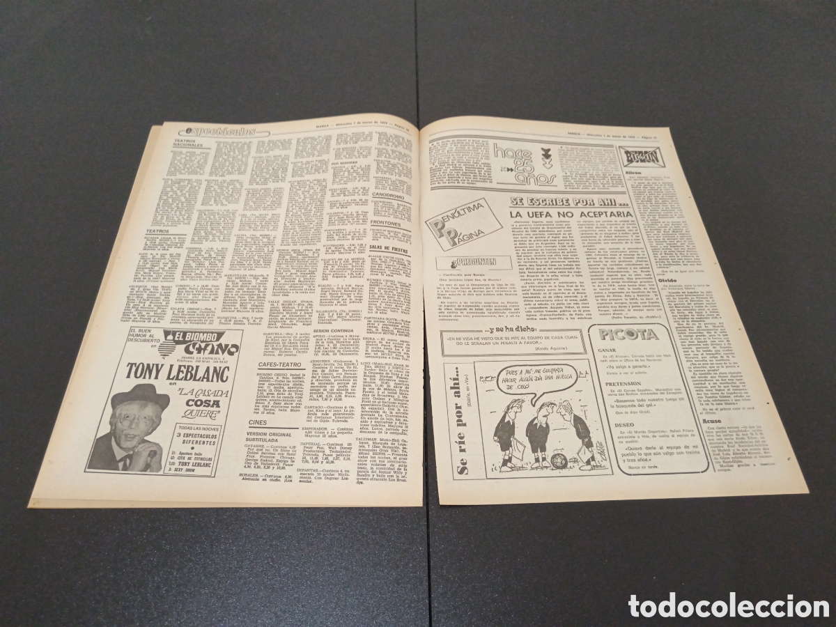 Coleccionismo deportivo: MARCA 07/03/1979 - Foto 7