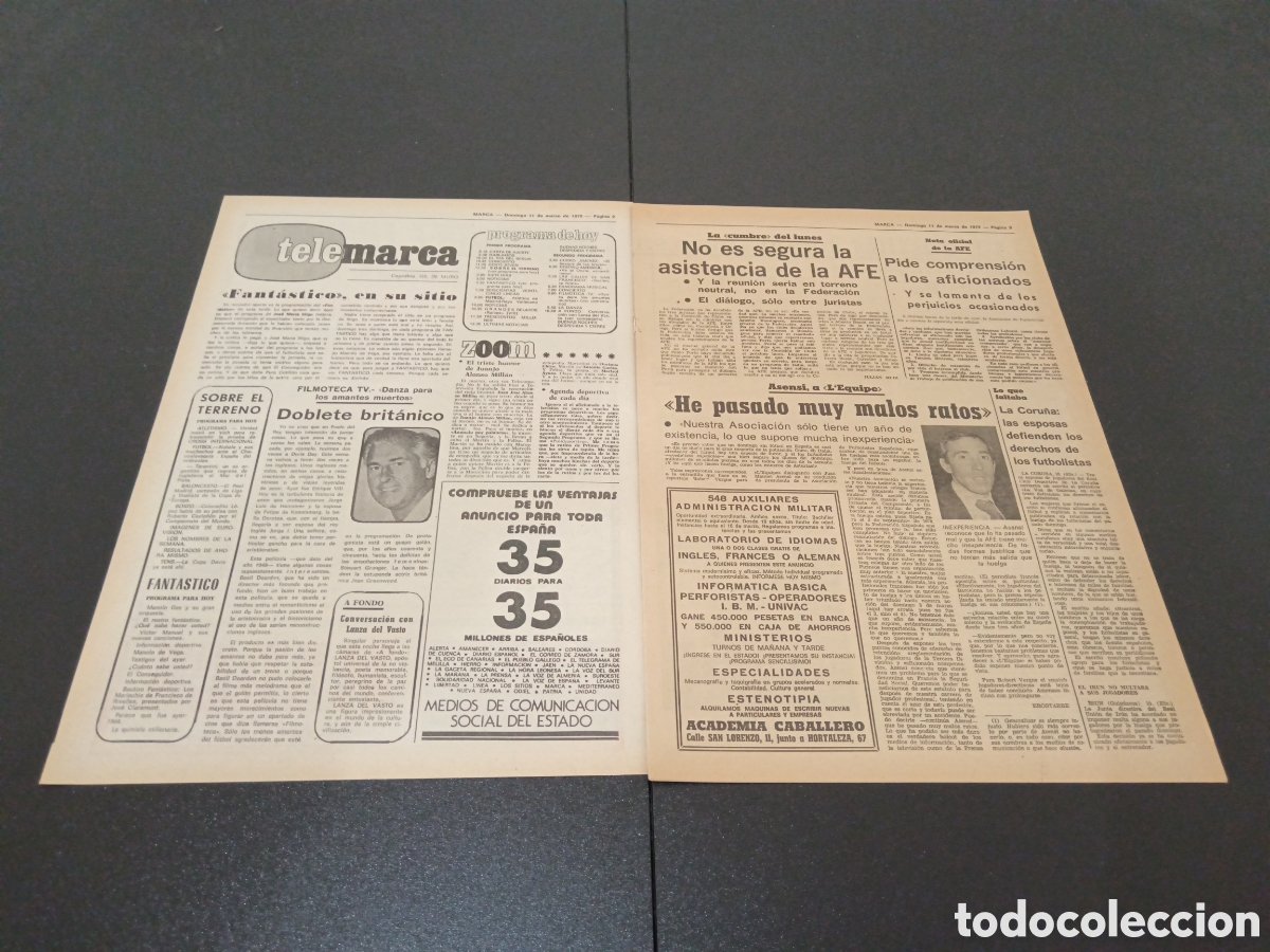 Coleccionismo deportivo: MARCA 11/03/1979 - Foto 2