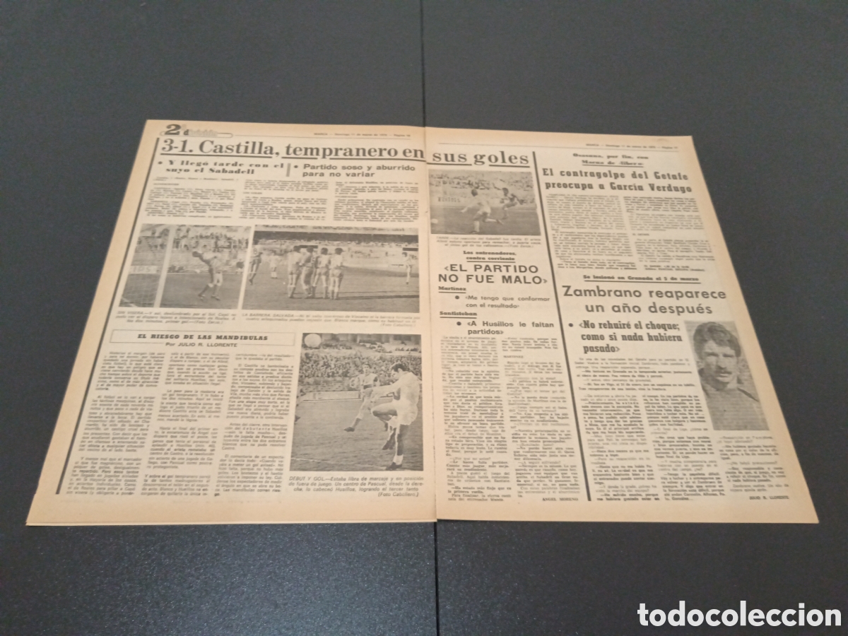 Coleccionismo deportivo: MARCA 11/03/1979 - Foto 3