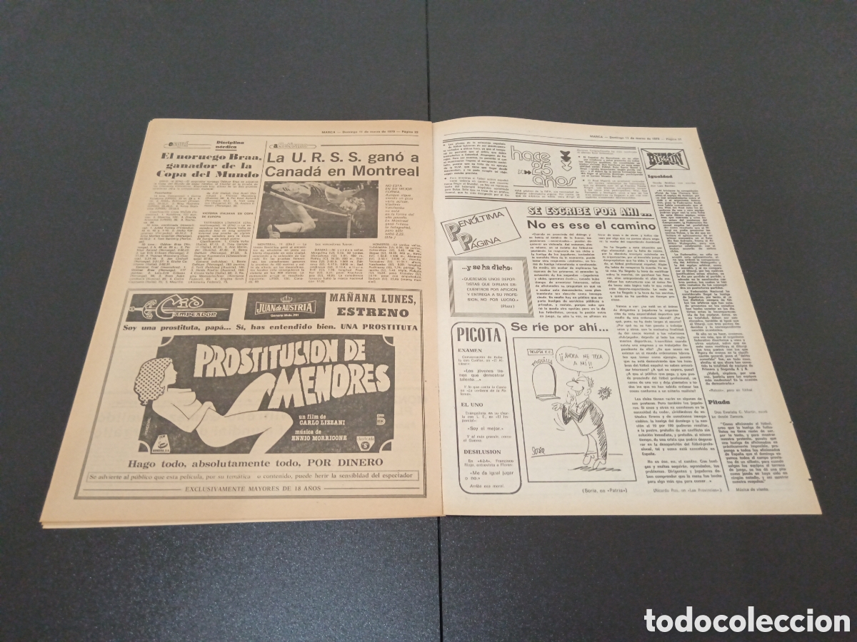 Coleccionismo deportivo: MARCA 11/03/1979 - Foto 6