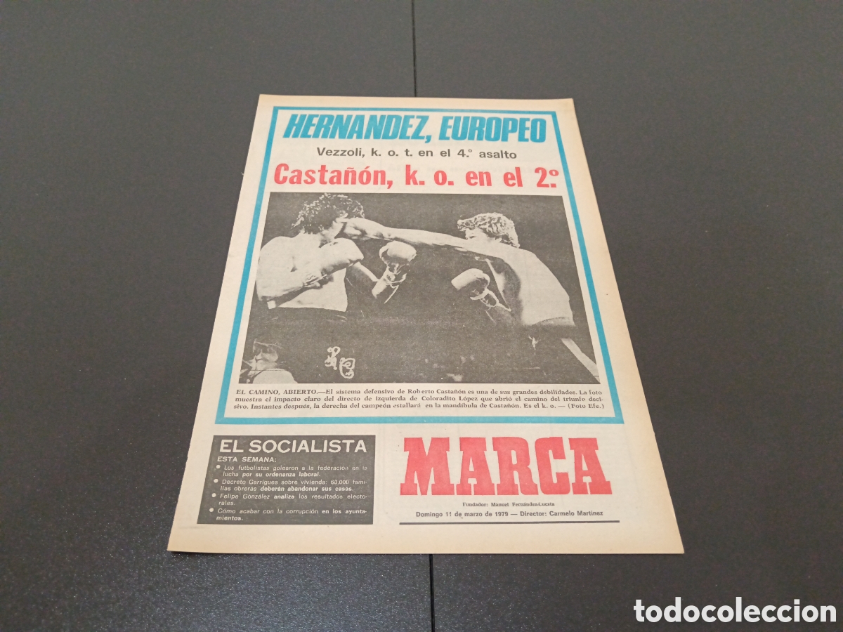Coleccionismo deportivo: MARCA 11/03/1979 - Foto 1