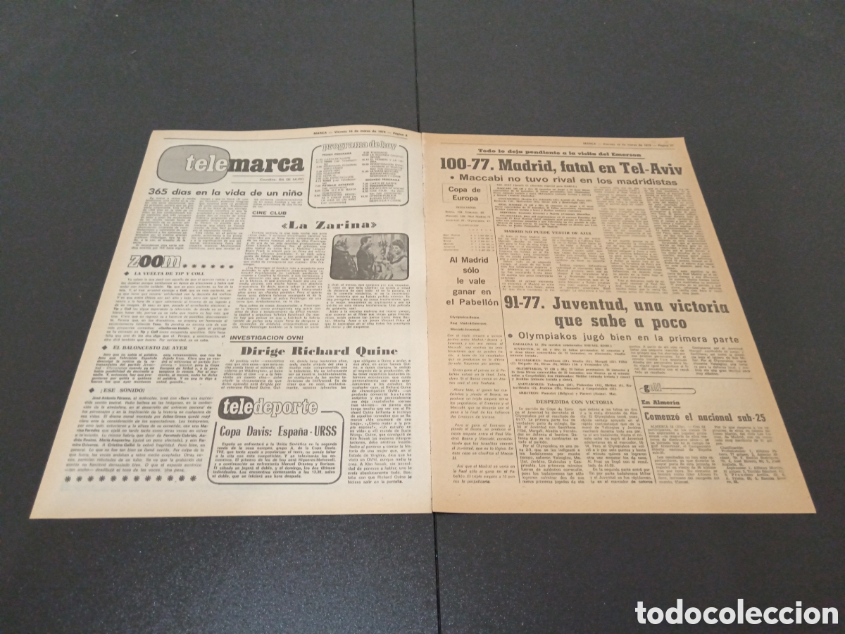 Coleccionismo deportivo: MARCA 16/03/1979 - Foto 2