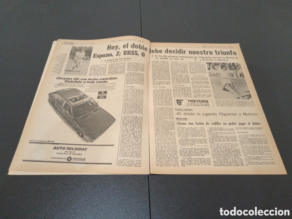 Coleccionismo deportivo: MARCA 17/03/1979 - Foto 3