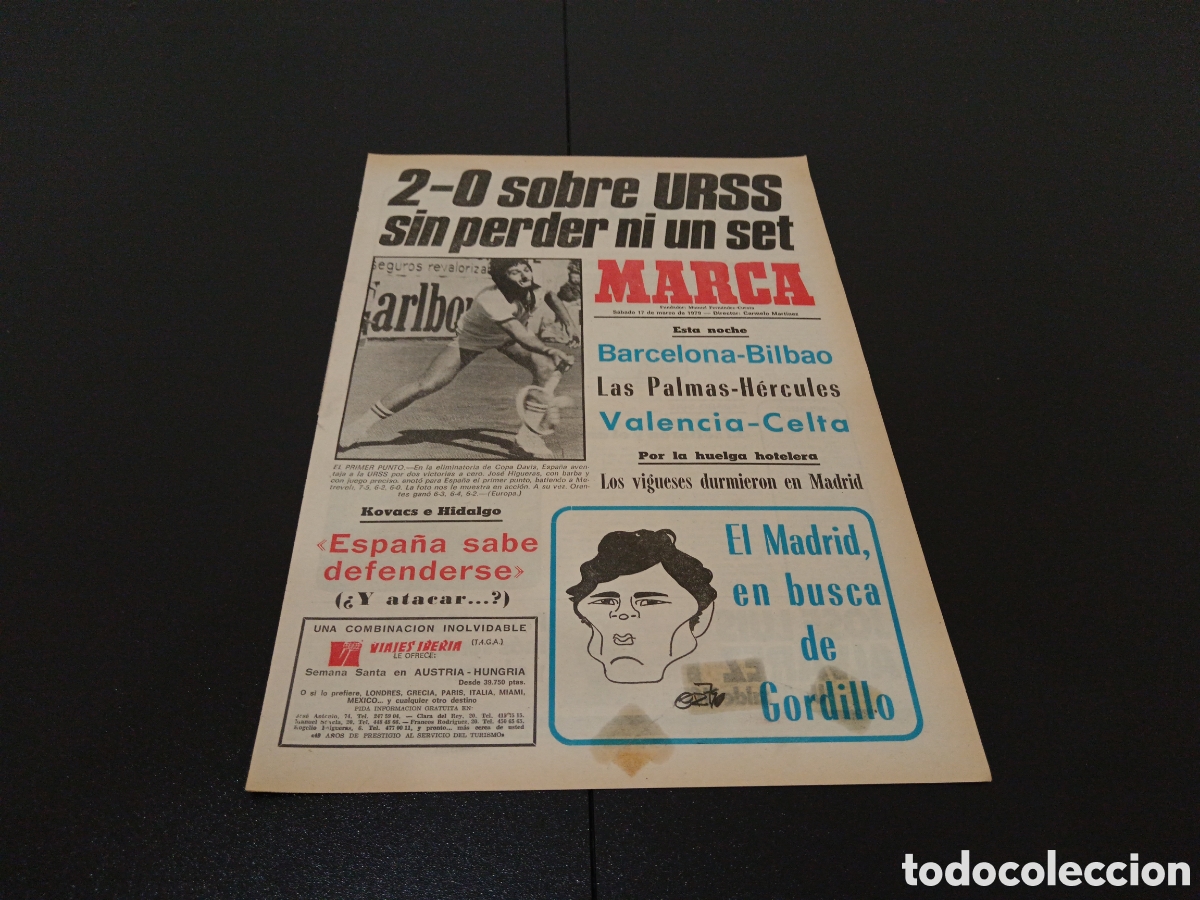 Coleccionismo deportivo: MARCA 17/03/1979 - Foto 1