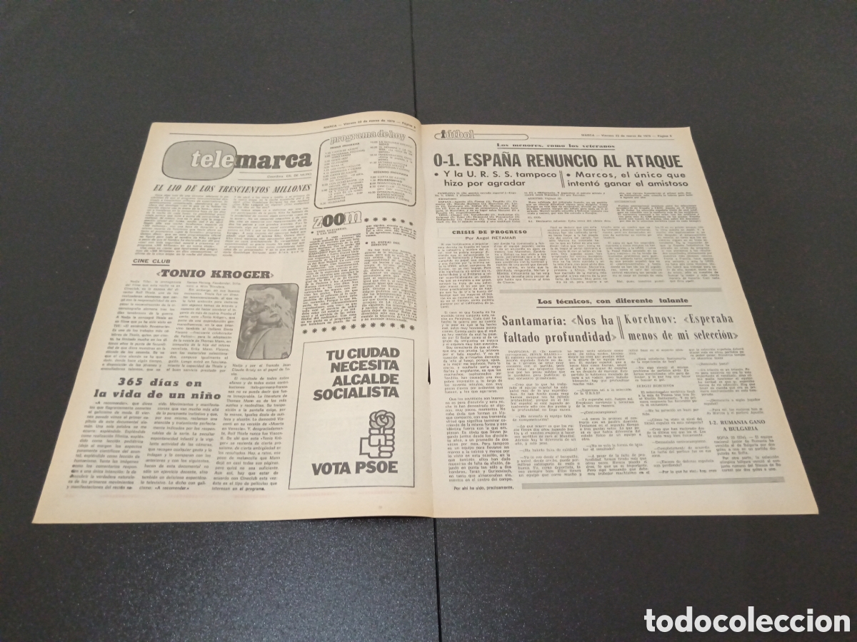 Coleccionismo deportivo: MARCA 23/03/1979 - Foto 2